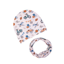 CZAPKA Z KOMINEM LET'S PLAY WHITE