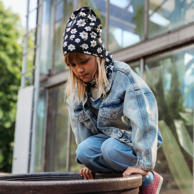 GIRL BEANIE WITH SCARF MARGARET