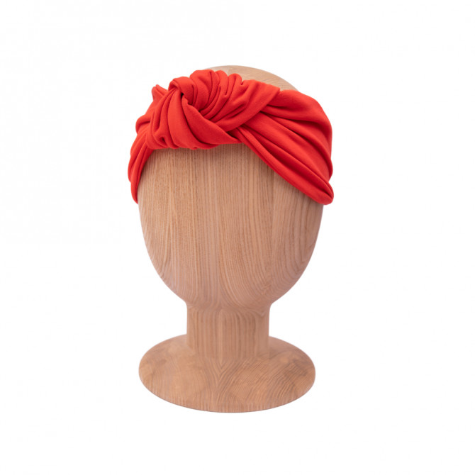 KNOT HEADBAND RED