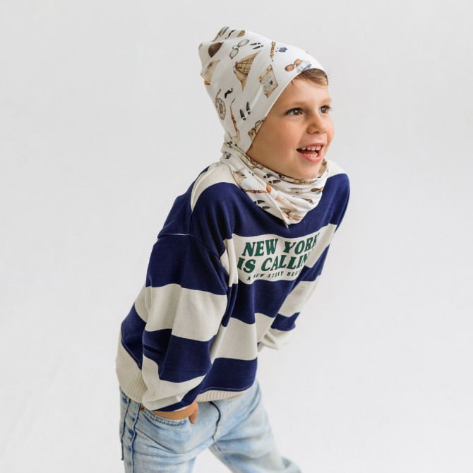 GIRL BEANIE WITH TUB SHERLOCK