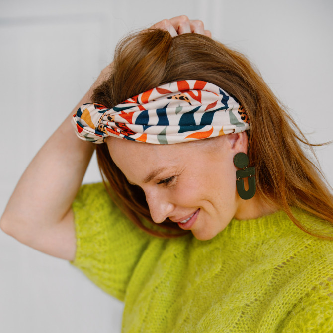KNOT HEADBAND FLAMES