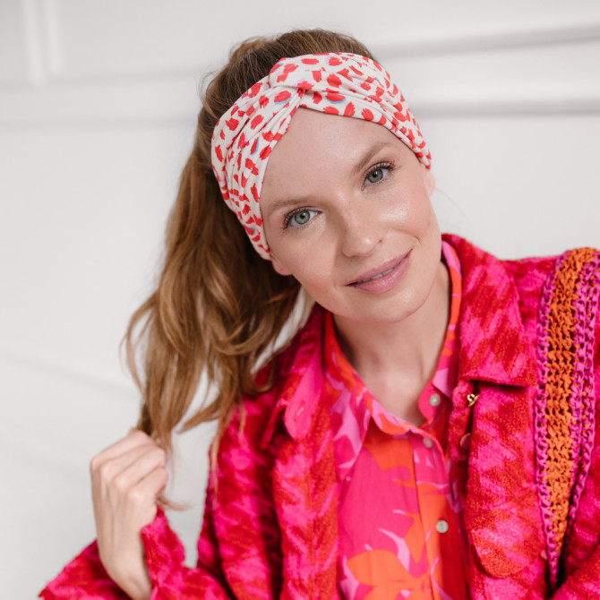 OPASKA NA GŁOWĘ TWISTULA RED LIPSTICK