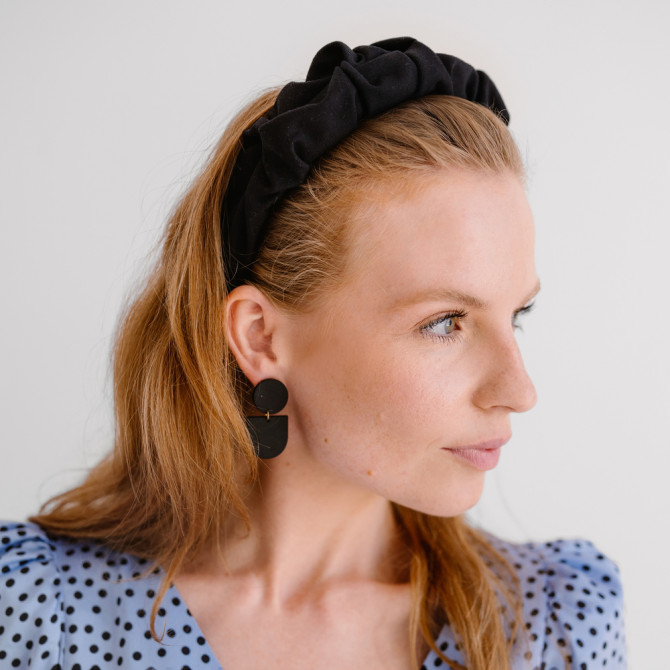 RIPPLE HEADBAND INK BLUE