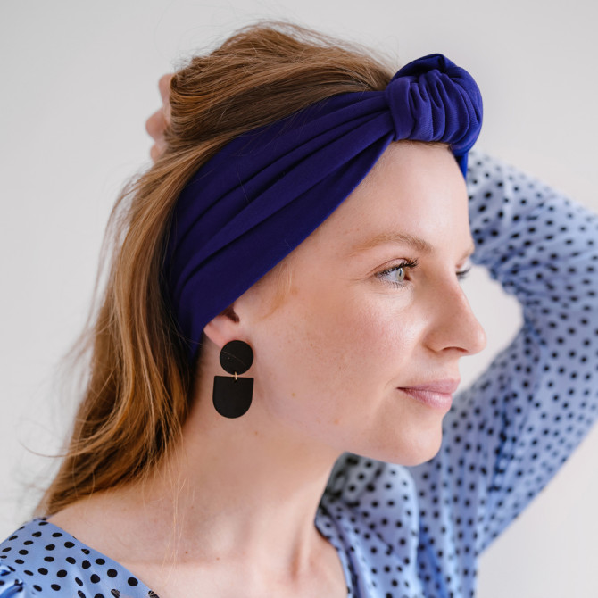 KNOT HEADBAND INK BLUE