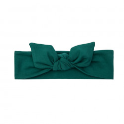 girl headband bottle green