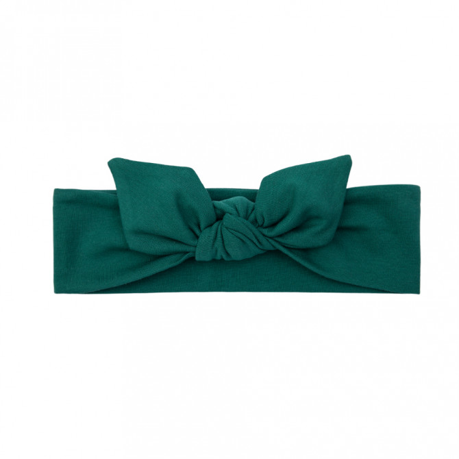 girl headband bottle green