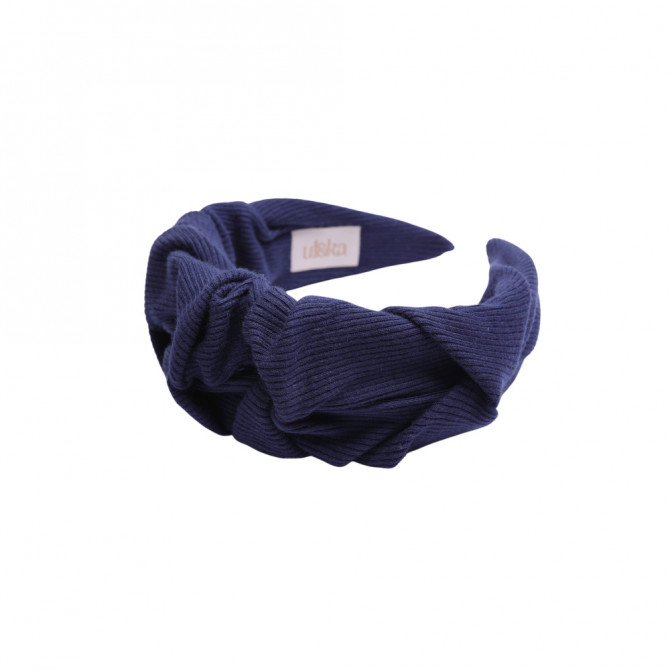 RIPPLE HEADBAND NAVY LINE