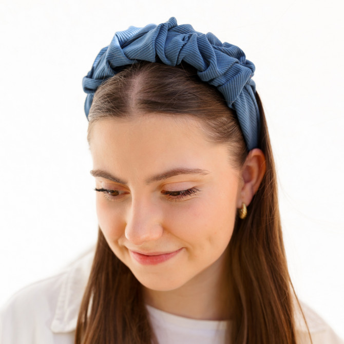 RIPPLE HEADBAND INK BLUE