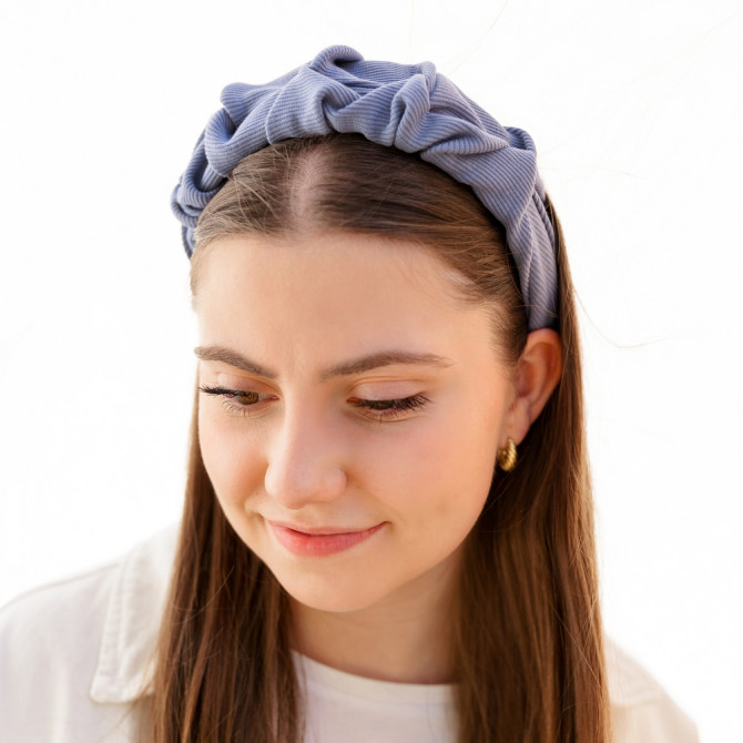 RIPPLE HEADBAND INK BLUE