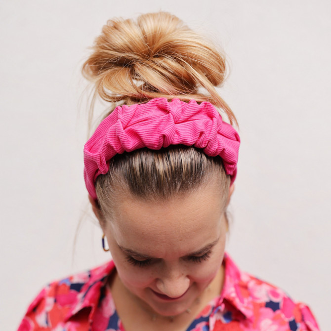 RIPPLE HEADBAND PINK LINE
