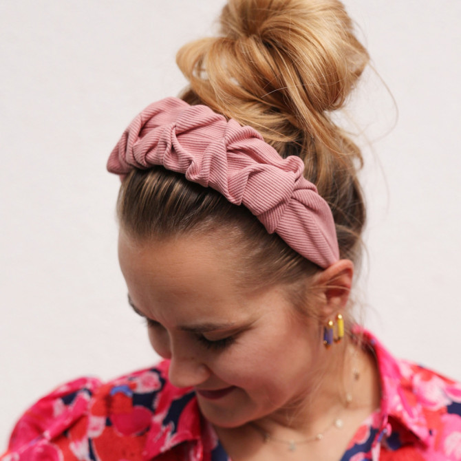 RIPPLE HEADBAND BLUSH LINE