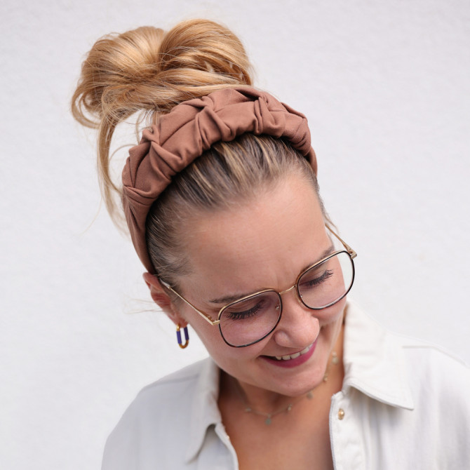 RIPPLE HEADBAND CARAMEL