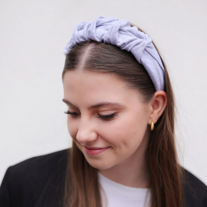 RIPPLE HEADBAND GREY