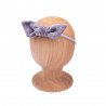 KNOT BABY HEADBAND VELVET GREY
