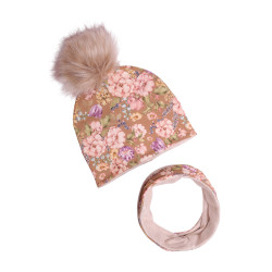 WINTER SET SCARLETT WITH POMPOM