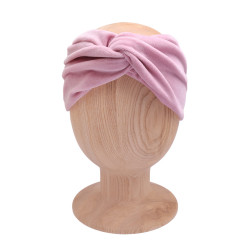 OPASKA NA GŁOWĘ TWISTULA VELVET PINK