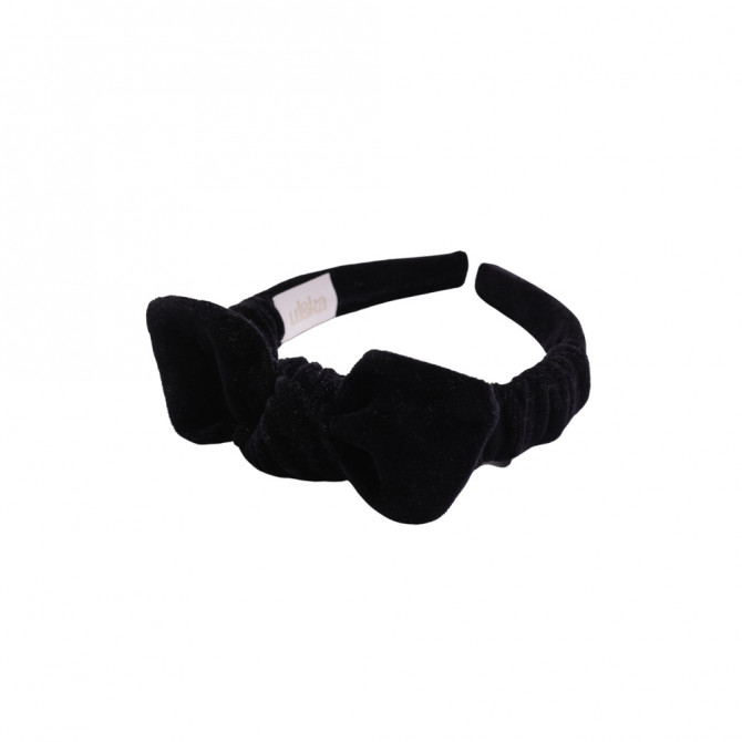 URSULKA HEADBAND VELVET BLACK