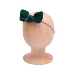 Knot baby headband VELVET GREEN