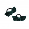 HAIRBAND BOTTLE GREEN VELVET