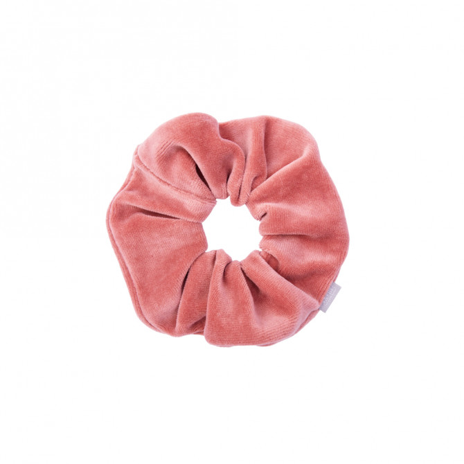 SCRUNCHIE VELVET TERRACOTTA