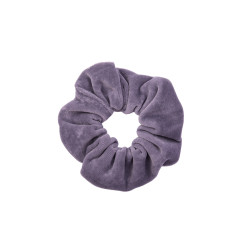 SCRUNCHIE VELVET GREY
