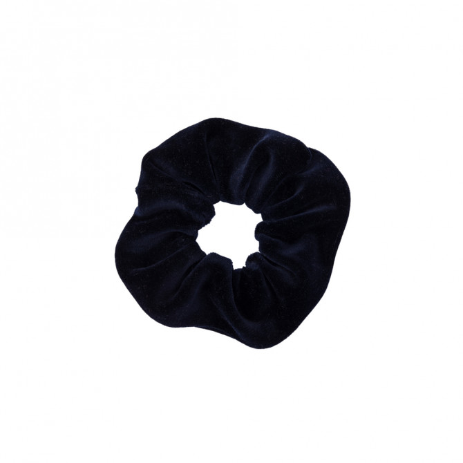 SCRUNCHIE VELVET NAVY