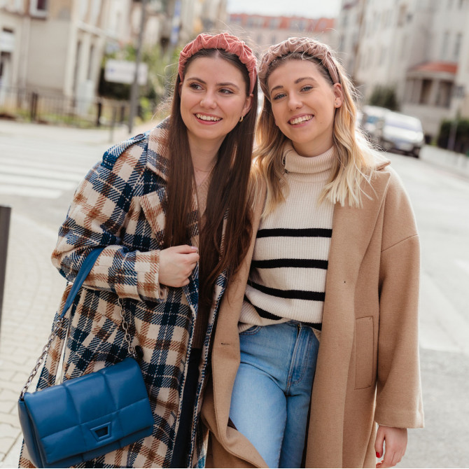 RIPPLE HEADBAND VELVET TERRACOTTA