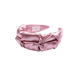 RIPPLE HEADBAND SATIN POWDER