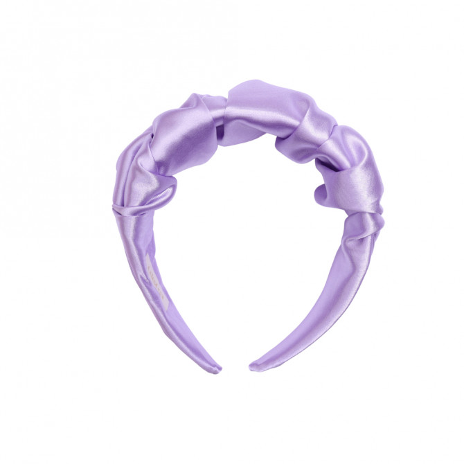 RIPPLE HEADBAND SATIN POWDER