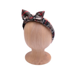 URSULKA HEADBAND VELVET TERRACOTTA