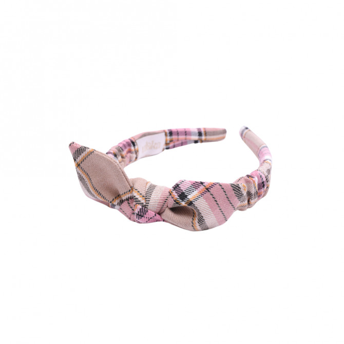 URSULKA HEADBAND VELVET TERRACOTTA