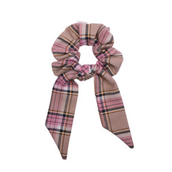 FROTKA ZE WSTĄŻKĄ BEIGE CHECK