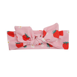 girl headband strawberries