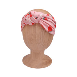 KNOT HEADBAND STRAWBERRIES