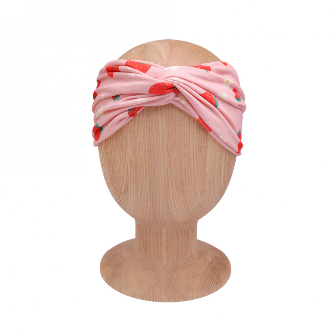 TWIST HEADBAND STRAWBERRIES