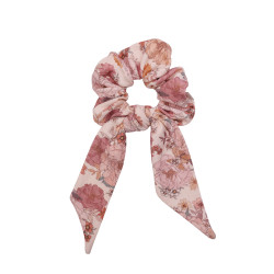 SCRUNCHIE WITH TAIL HERBAL GARDEN