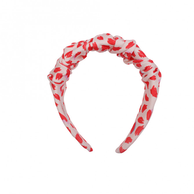 RIPPLE HEADBAND red lipstick