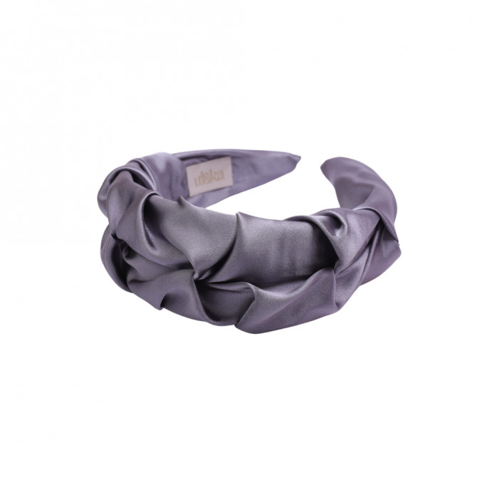 RIPPLE HEADBAND SATYNOWA METALLIC