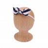 Bow Headband NAVY STRIPES