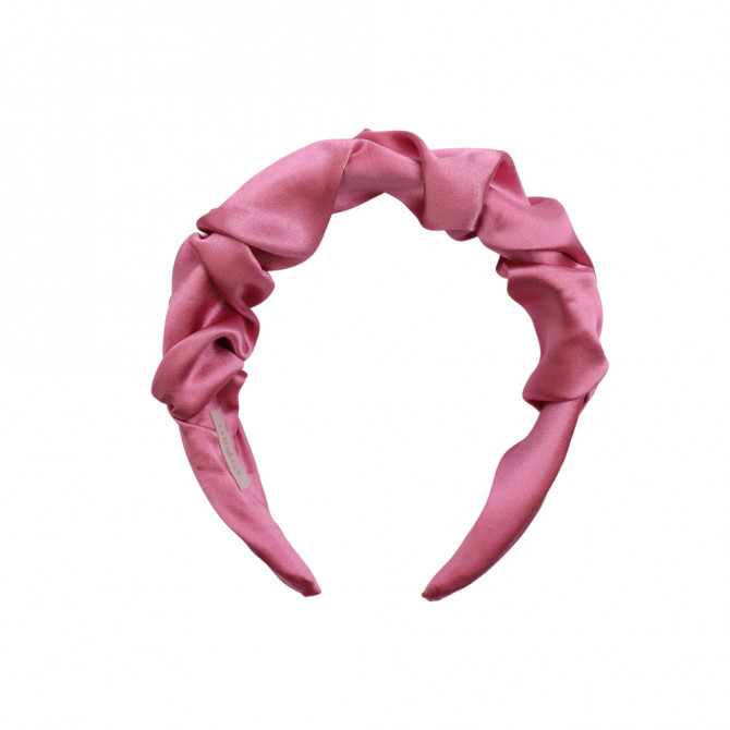 RIPPLE HEADBAND SATYNOWA RUBY