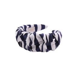 RIPPLE HEADBAND NAVY STRIPES