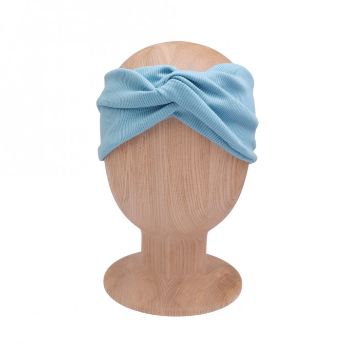 TWIST HEADBAND LILA LINE