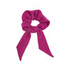 SCRUNCHIE WITH TAIL FUCHSIA LINE