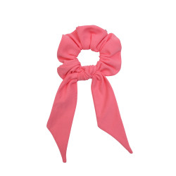 SCRUNCHIE WITH TAIL FLAMINGO