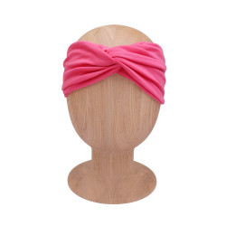 TWIST HEADBAND ROSPBERRY