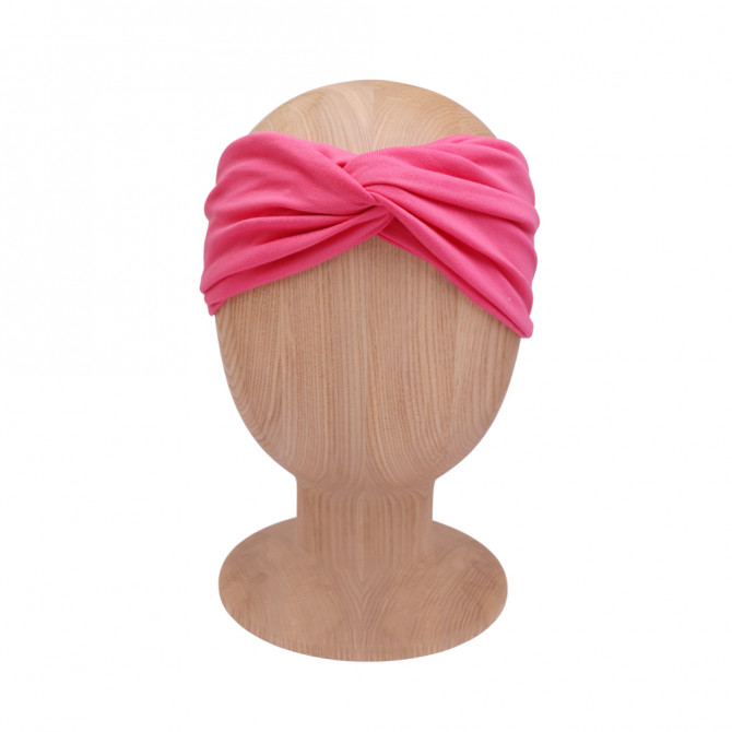 TWIST HEADBAND ROSPBERRY
