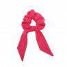 SCRUNCHIE WITH TAIL RASPBERRY