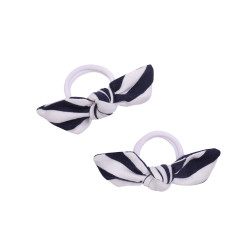 HAIRBAND NAVY STRIPES