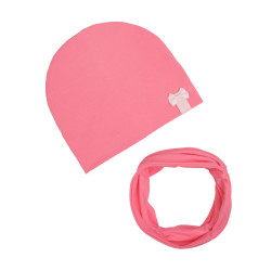 GIRL BEANIE WITH TUB FLAMINGO