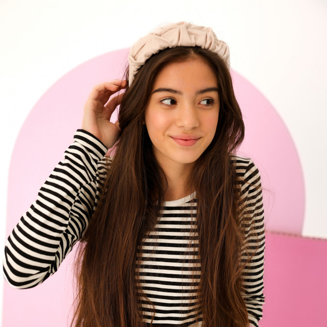 RIPPLE HEADBAND SAND